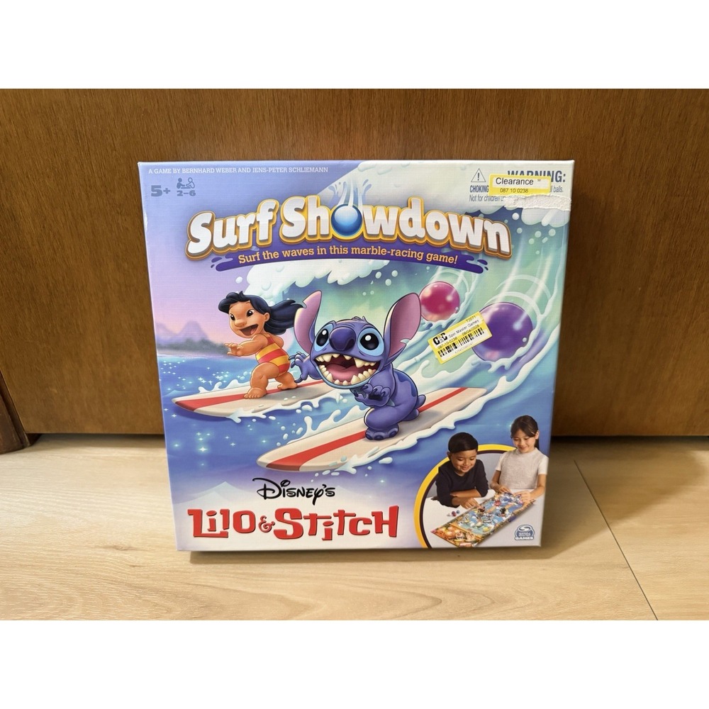 Spin Master Games Disney's Lilo & Stitch Surf Showdown Marble Game